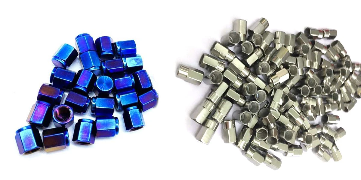 tire titanium valve cap