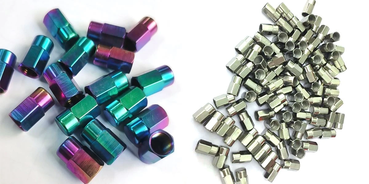 titanium valve steam cap